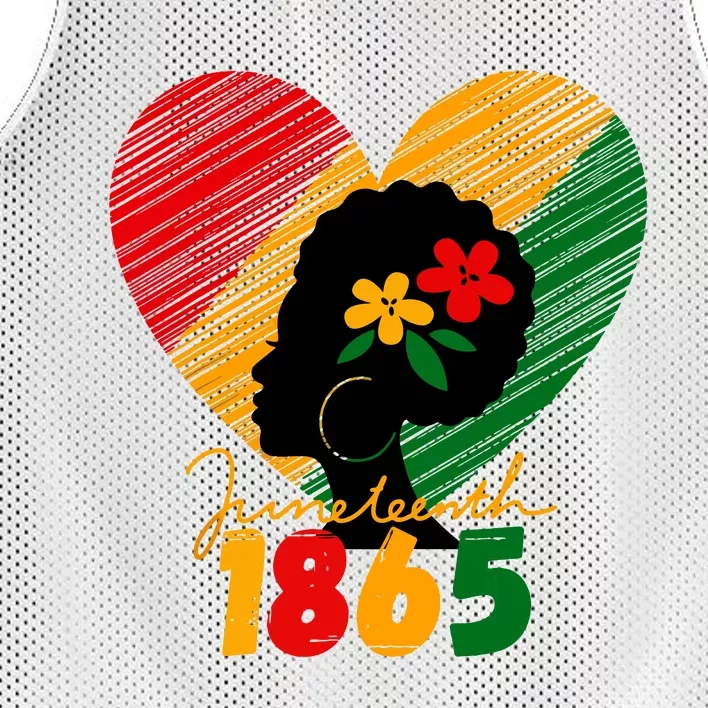 Juneteenth 1865 Black Gift History Mesh Reversible Basketball Jersey Tank