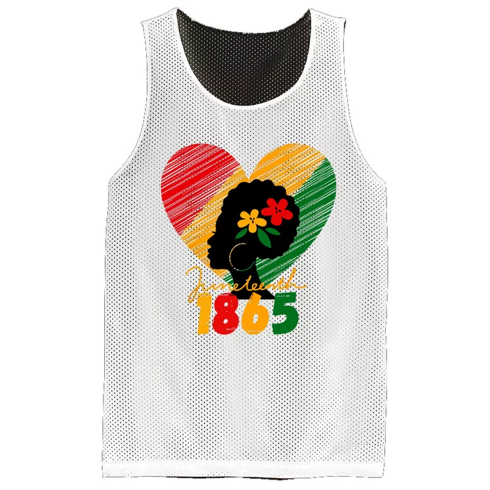 Juneteenth 1865 Black Gift History Mesh Reversible Basketball Jersey Tank