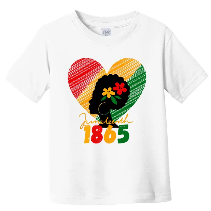 Juneteenth 1865 Black Gift History Toddler T-Shirt