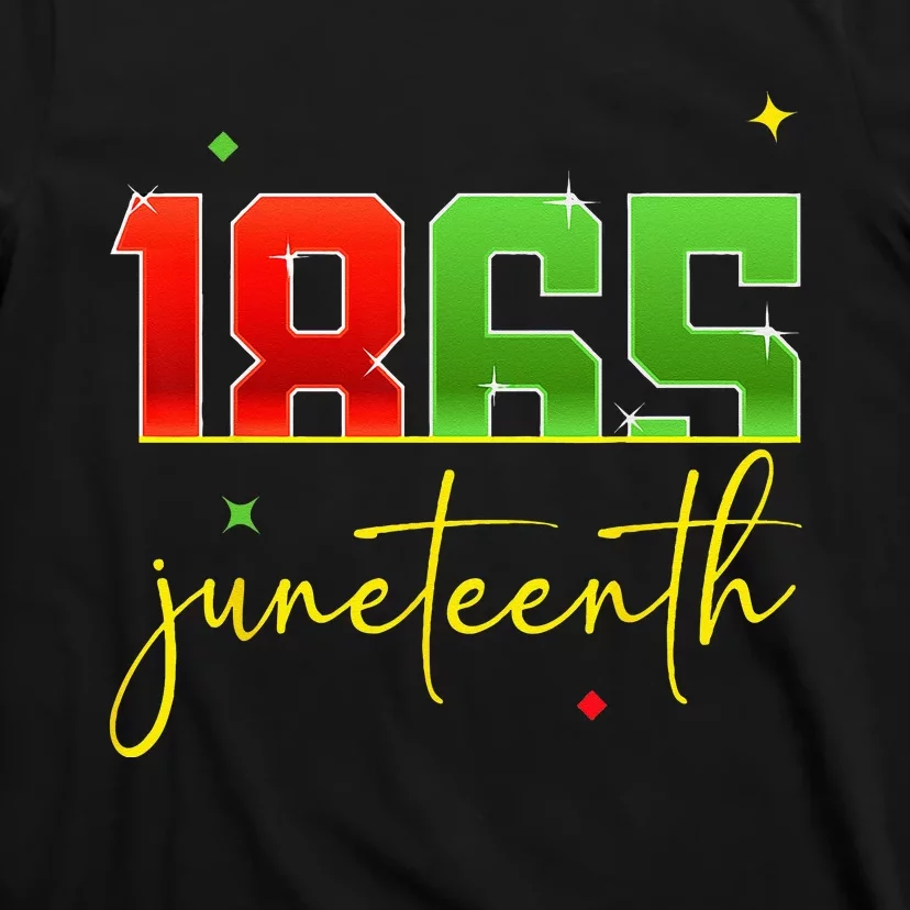 Junenth 1865 Black Freedom History Month African American T-Shirt