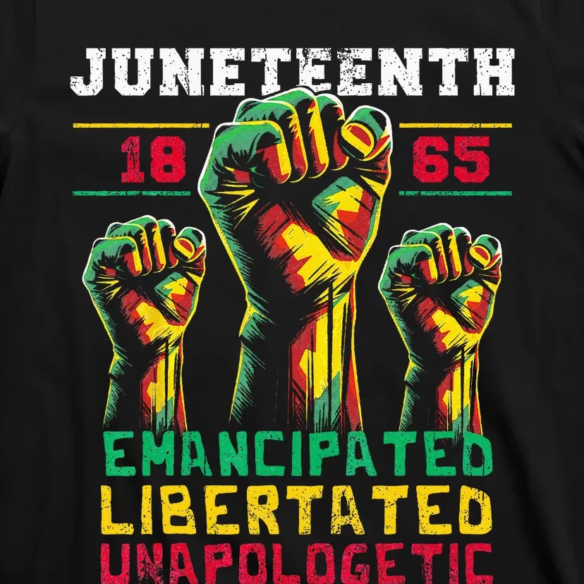 Juneteenth 1865 Black History African American Freedom T-Shirt