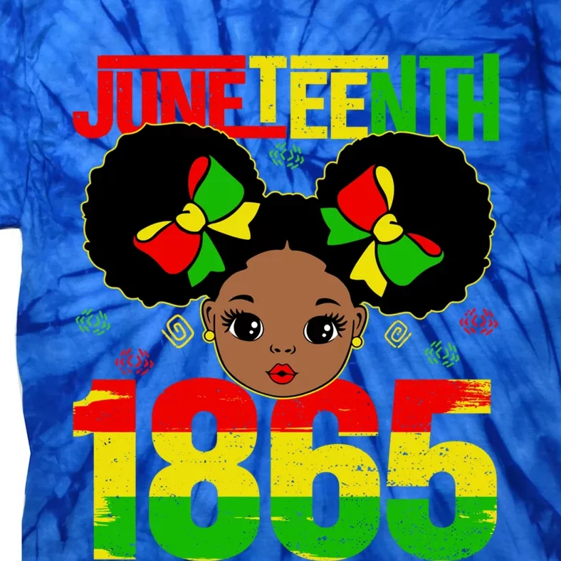 Juneteenth 1865 Brown Skin Princess African American Gift Tie-Dye T-Shirt