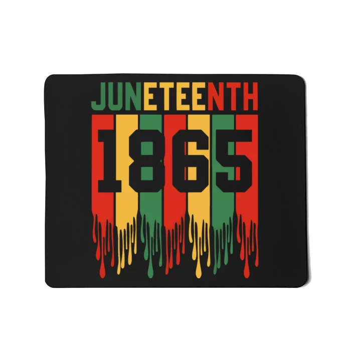 Juneteenth 1865 Black History Month African American Heritage Mousepad