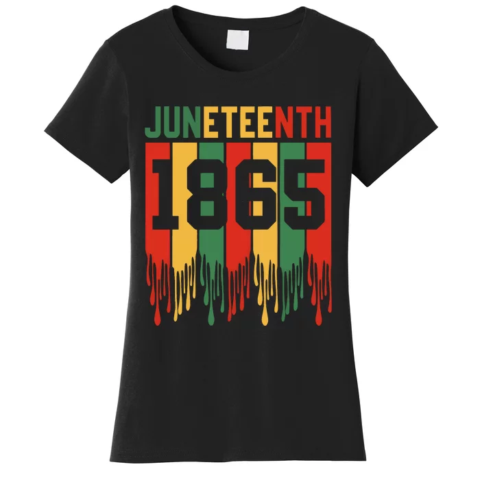 Juneteenth 1865 Black History Month African American Heritage Women's T-Shirt