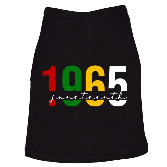 Juneteenth 1965 Black History Month Doggie Tank