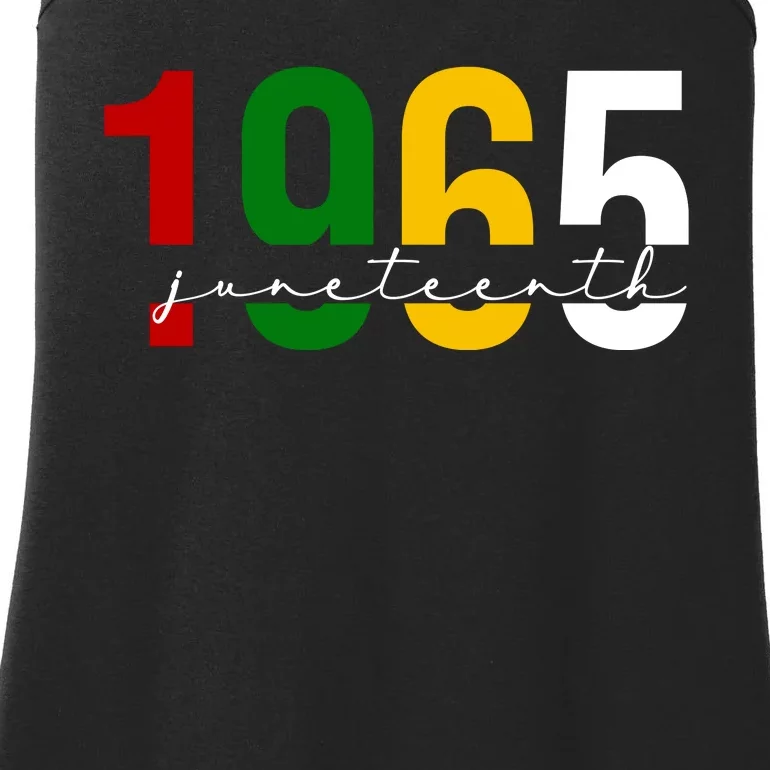 Juneteenth 1965 Black History Month Ladies Essential Tank