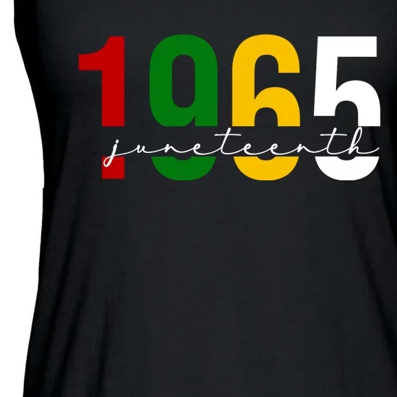 Juneteenth 1965 Black History Month Ladies Essential Flowy Tank