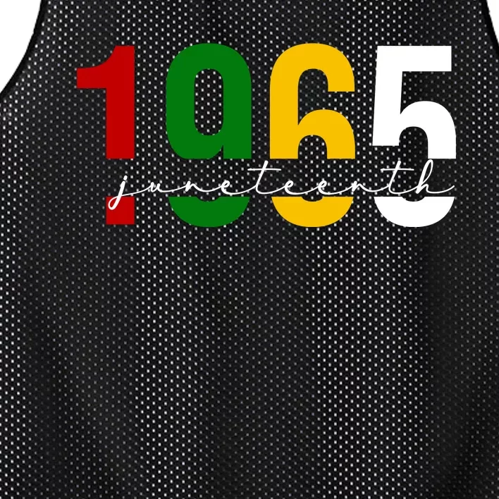 Juneteenth 1965 Black History Month Mesh Reversible Basketball Jersey Tank