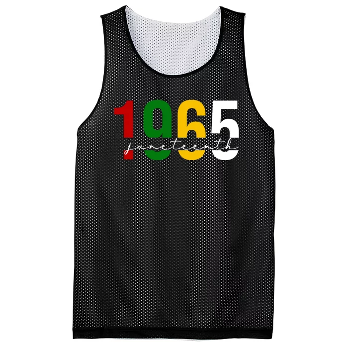 Juneteenth 1965 Black History Month Mesh Reversible Basketball Jersey Tank