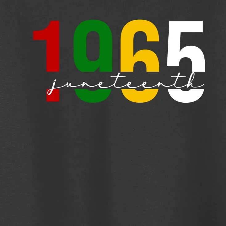 Juneteenth 1965 Black History Month Toddler T-Shirt