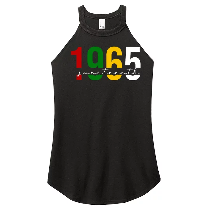 Juneteenth 1965 Black History Month Women’s Perfect Tri Rocker Tank