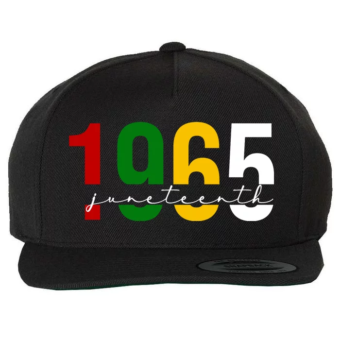 Juneteenth 1965 Black History Month Wool Snapback Cap