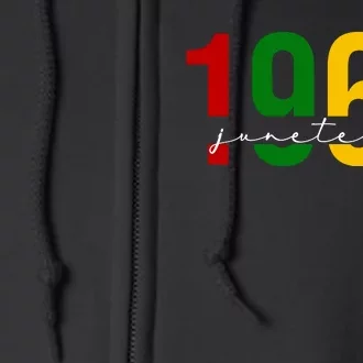 Juneteenth 1965 Black History Month Full Zip Hoodie