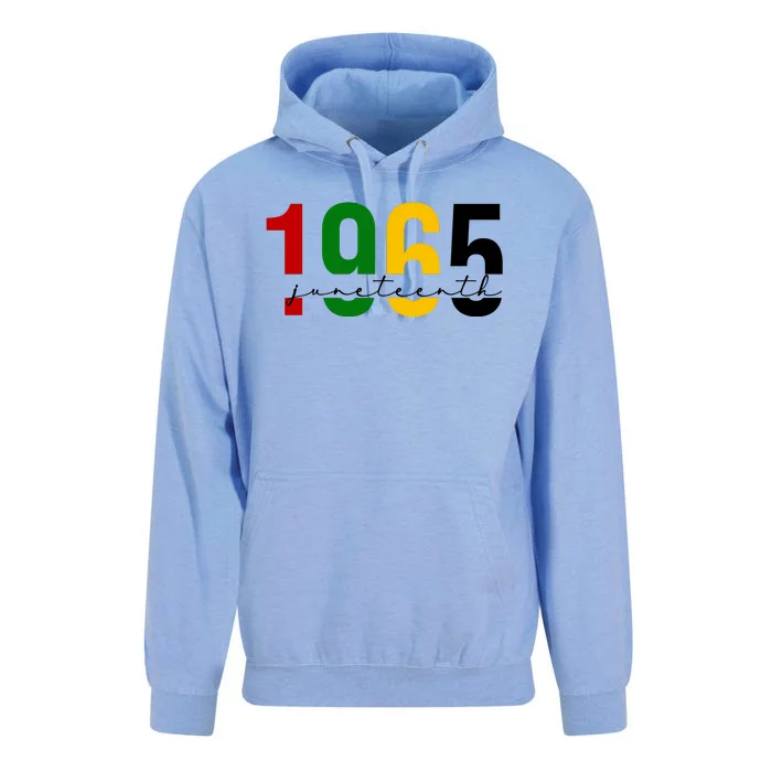 Juneteenth 1965 Black History Month Unisex Surf Hoodie