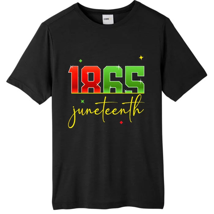 Junenth 1865 Black Freedom History Month African American ChromaSoft Performance T-Shirt