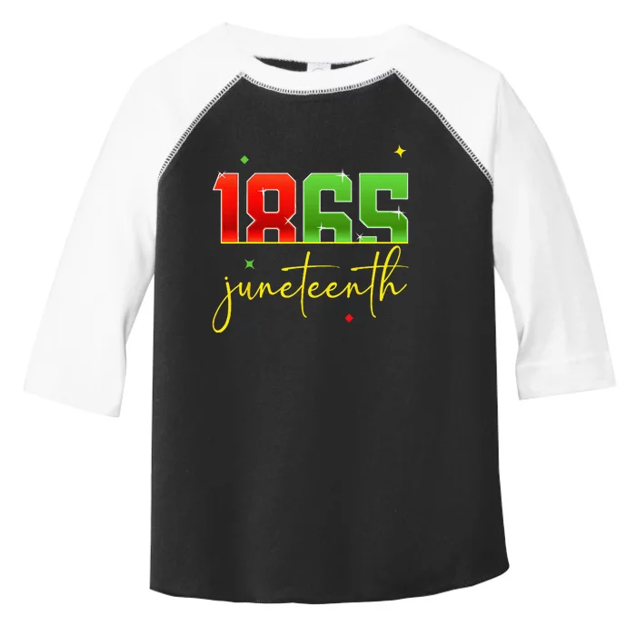 Junenth 1865 Black Freedom History Month African American Toddler Fine Jersey T-Shirt