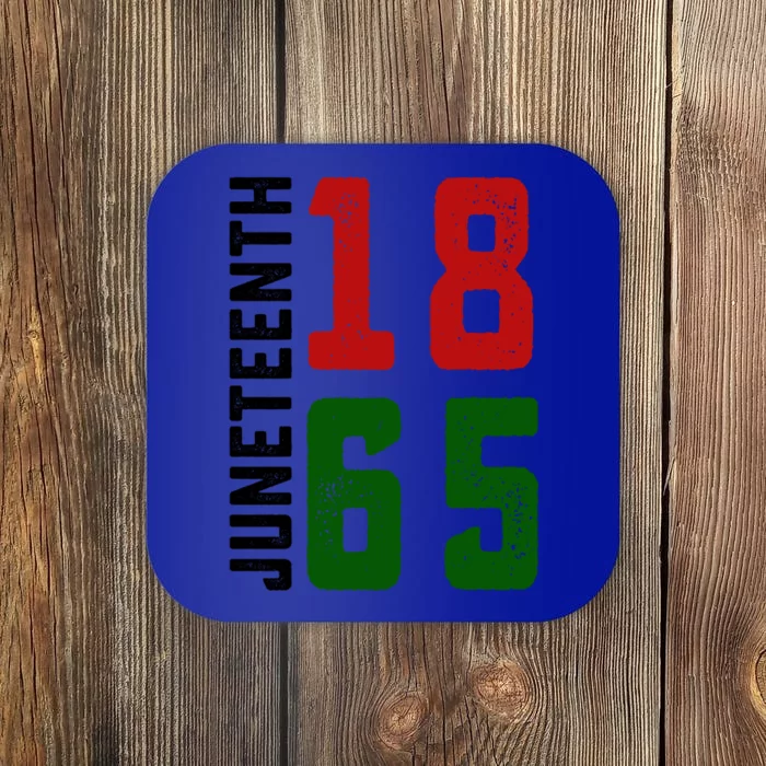 Juneteenth 1865 Black Freedom African American Independence Gift Coaster