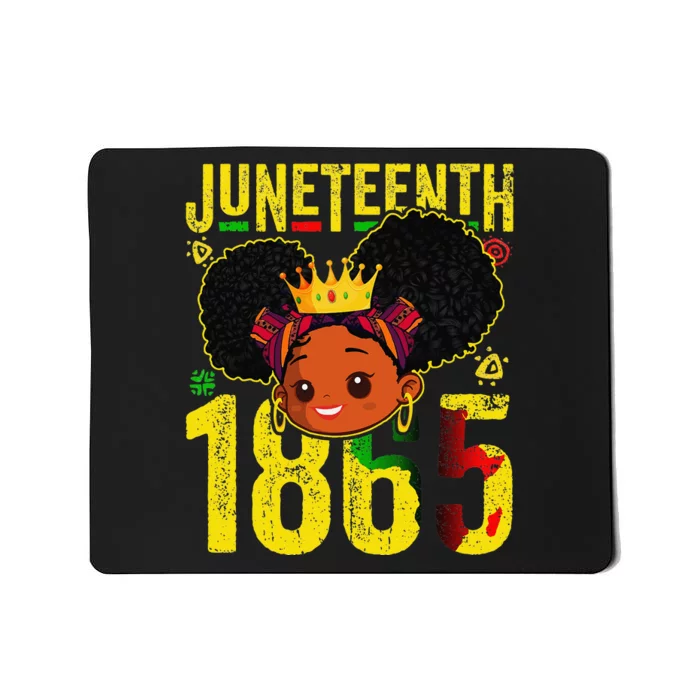 Juneteenth 1865 Brown Skin Princess African Mousepad