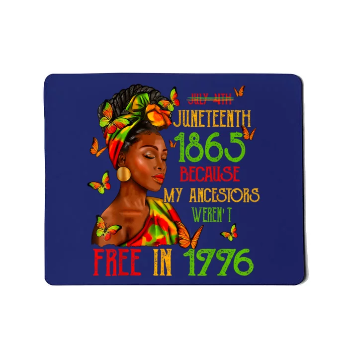 Juneteenth 1865 Black History African American Freedom Mousepad