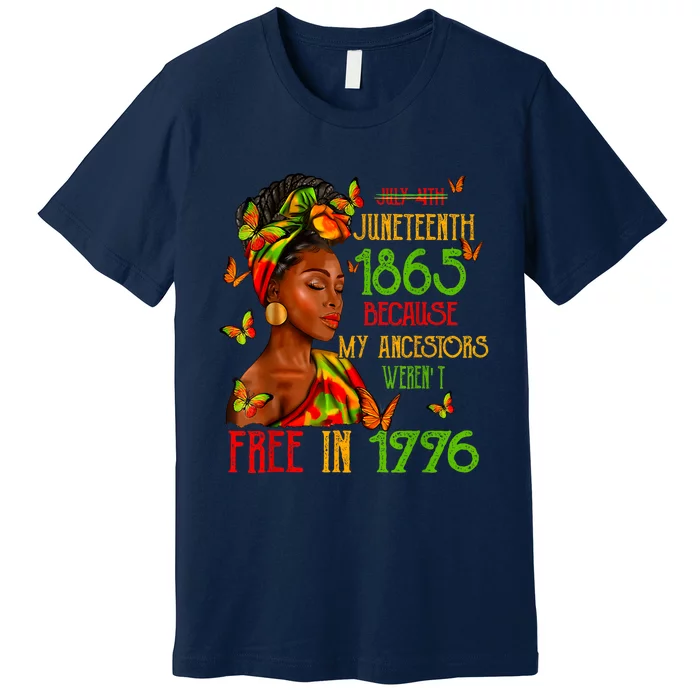 Juneteenth 1865 Black History African American Freedom Premium T-Shirt