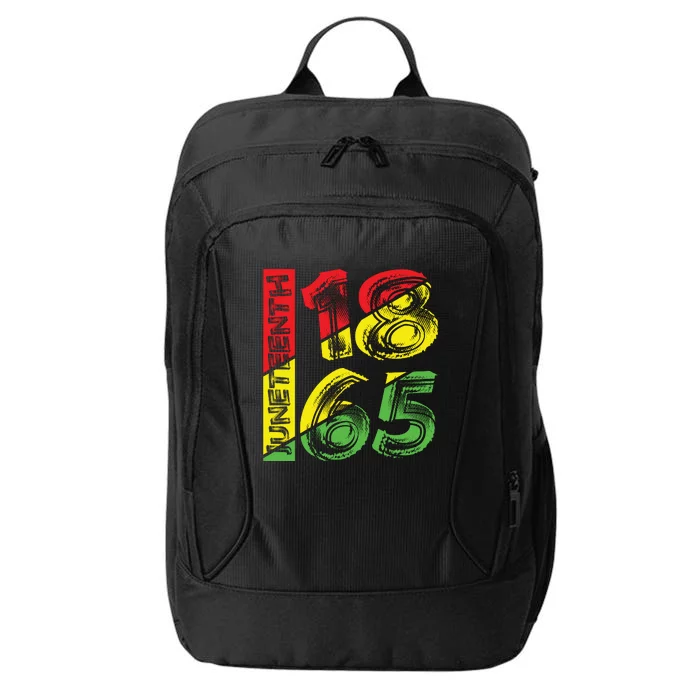 Juneteenth 1865 Black History City Backpack