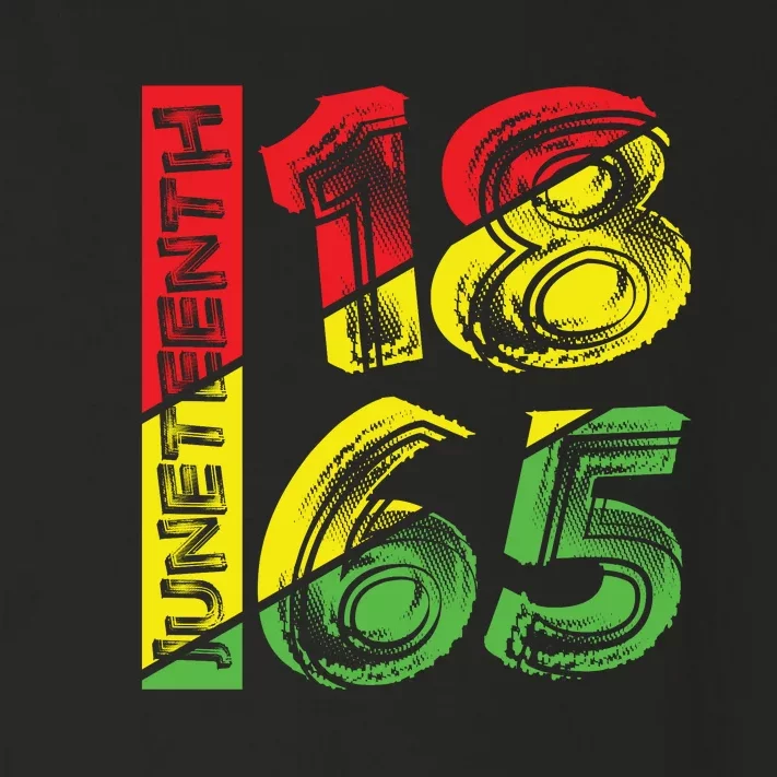 Juneteenth 1865 Black History Toddler Long Sleeve Shirt