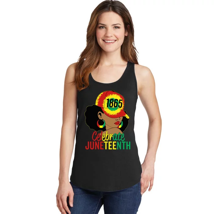 Juneteenth 1865 Celebrate Freedom Day African American Ladies Essential Tank