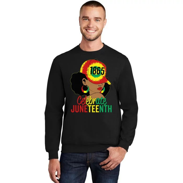 Juneteenth 1865 Celebrate Freedom Day African American Tall Sweatshirt