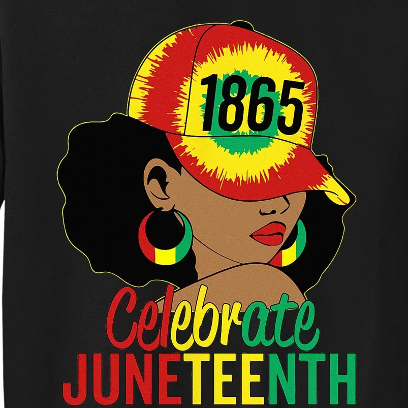 Juneteenth 1865 Celebrate Freedom Day African American Tall Sweatshirt