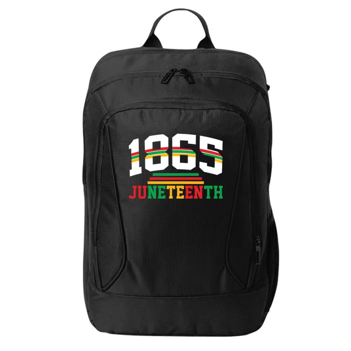 Juneteenth 1865 Celebration Graphic City Backpack