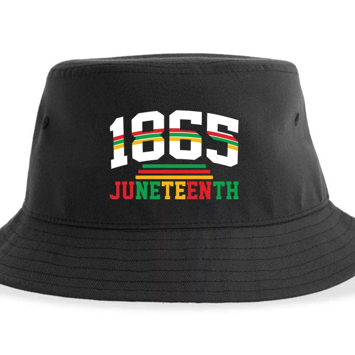 Juneteenth 1865 Celebration Graphic Sustainable Bucket Hat