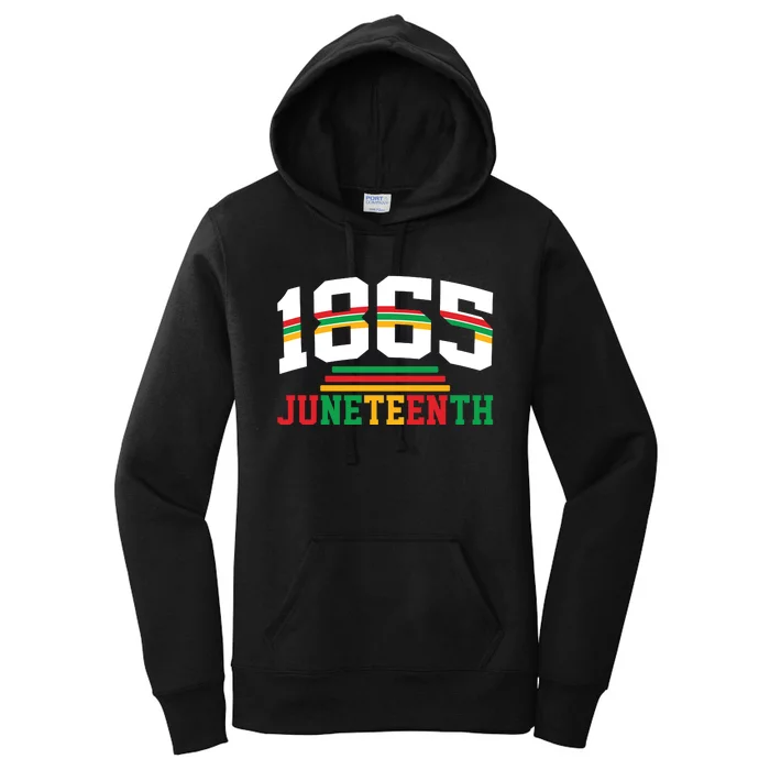 Juneteenth 1865 Celebration Graphic Women's Pullover Hoodie