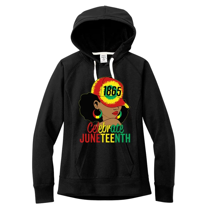 Juneteenth 1865 Celebrate Freedom Day African American Women's Fleece Hoodie