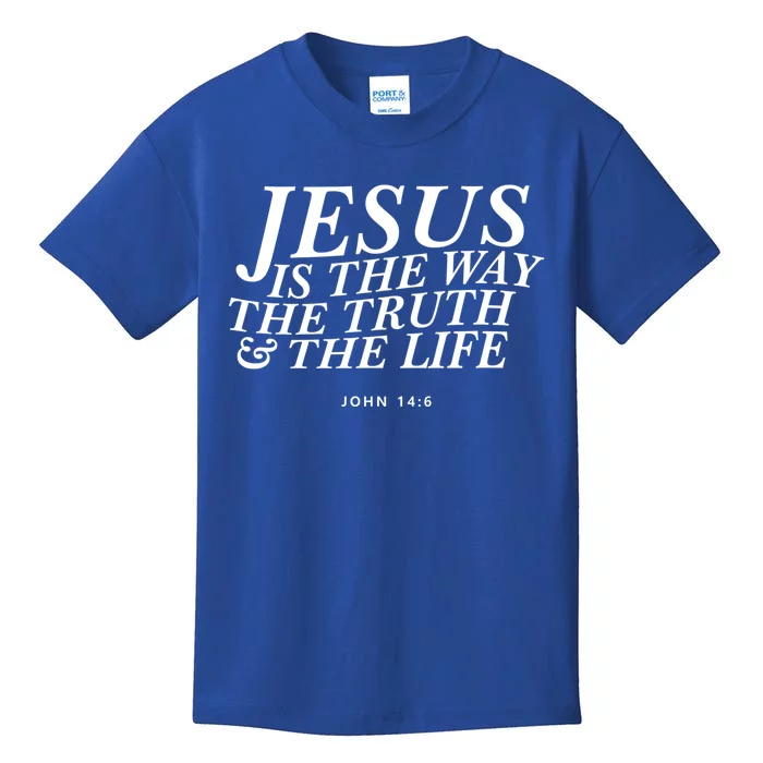 John 14:6 Christian Gift Kids T-Shirt