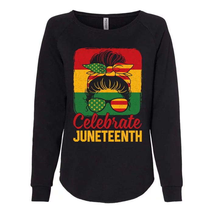 Junenth 1865 Celebrate Freedom Celebrating Junenth Gift Womens California Wash Sweatshirt