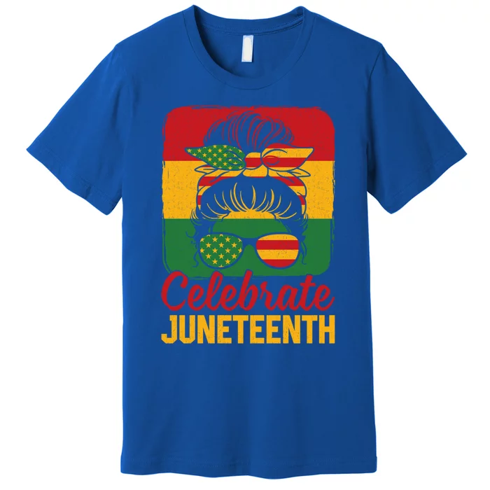 Junenth 1865 Celebrate Freedom Celebrating Junenth Gift Premium T-Shirt