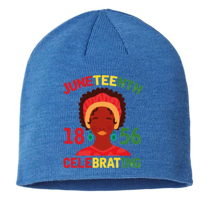 Junenth 1865 Celebrate Freedom Celebrating Black Cute Gift 8 1/2in Sustainable Knit Beanie