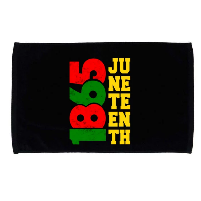 Juneteenth 1865 Celebrate Black Pride Freedom Day Gift Microfiber Hand Towel