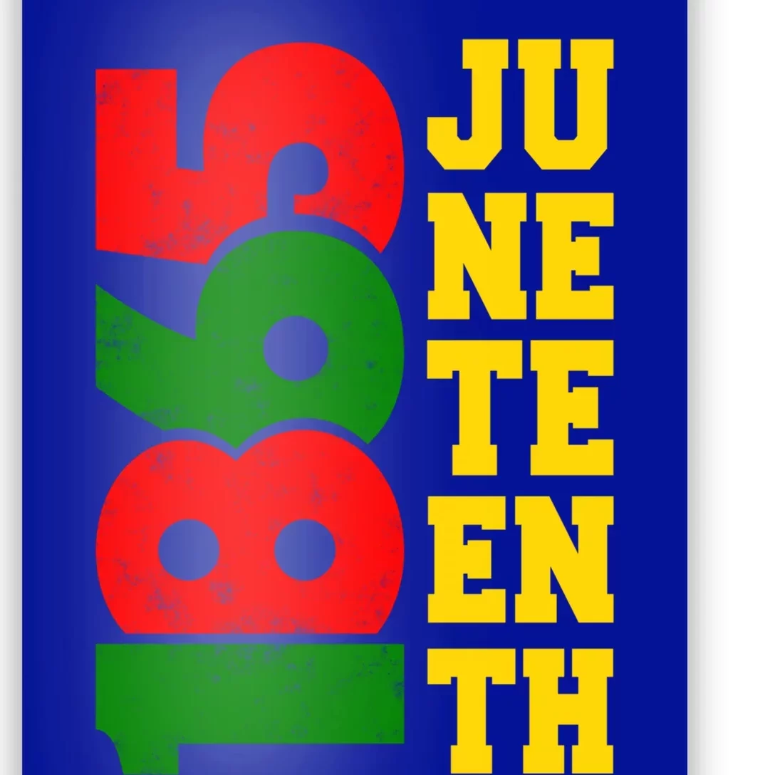 Juneteenth 1865 Celebrate Black Pride Freedom Day Gift Poster