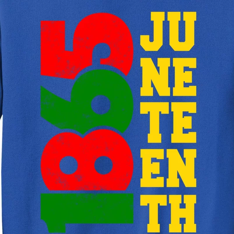 Juneteenth 1865 Celebrate Black Pride Freedom Day Gift Tall Sweatshirt