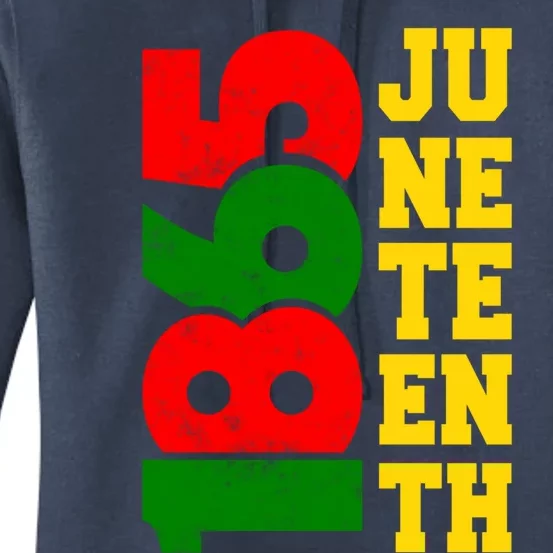 Juneteenth 1865 Celebrate Black Pride Freedom Day Gift Women's Pullover Hoodie