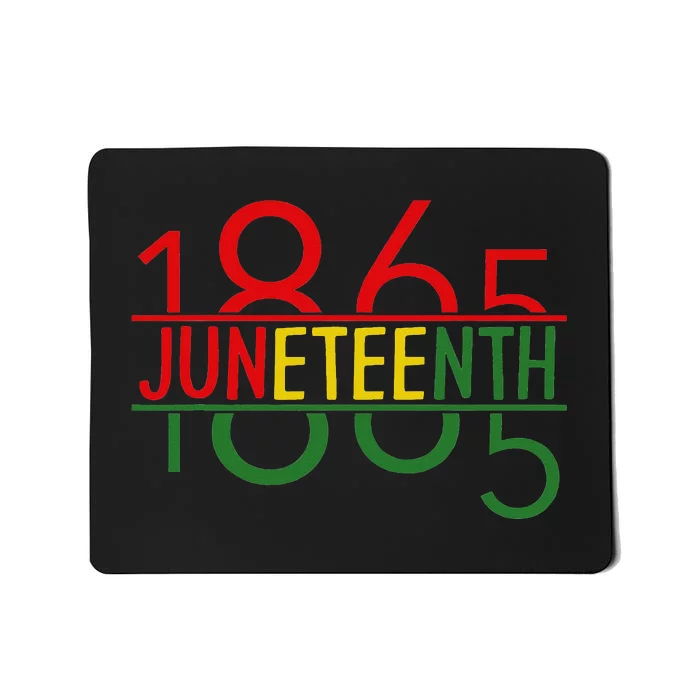 Juneteenth 1865 celebrating Black History African American Mousepad