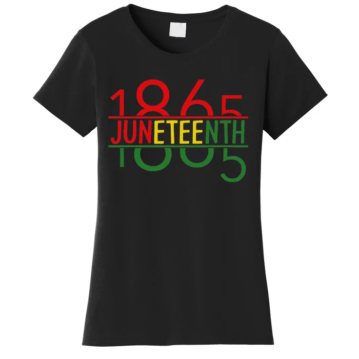 Juneteenth 1865 celebrating Black History African American Women's T-Shirt