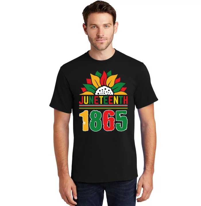 Juneteenth 1865 Celebration Artwork Tall T-Shirt