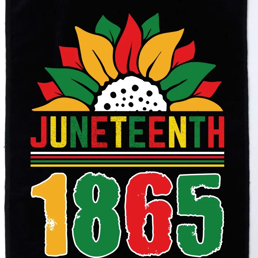 Juneteenth 1865 Celebration Artwork Platinum Collection Golf Towel