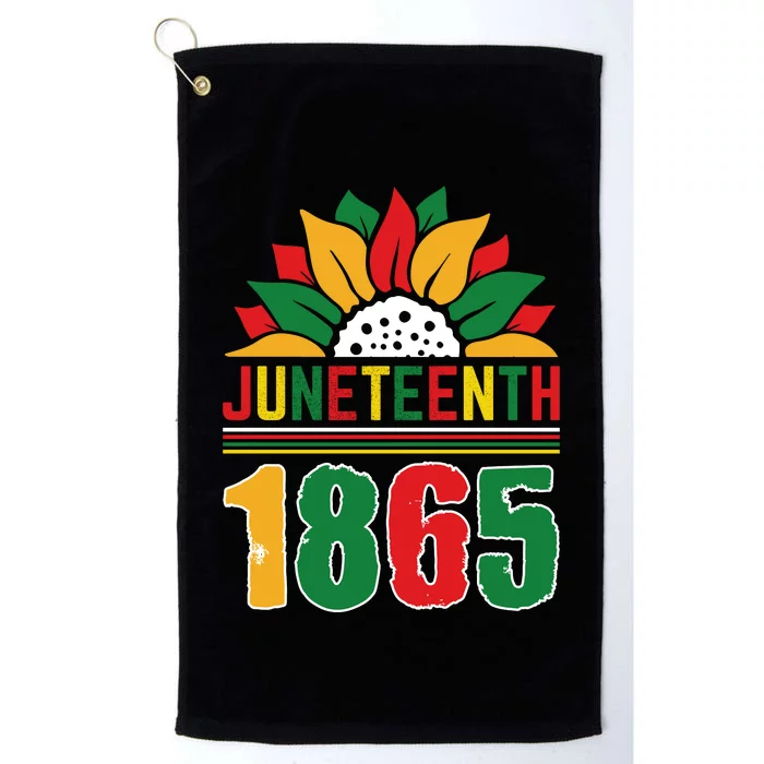 Juneteenth 1865 Celebration Artwork Platinum Collection Golf Towel