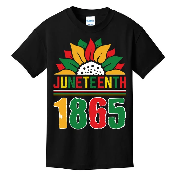 Juneteenth 1865 Celebration Artwork Kids T-Shirt