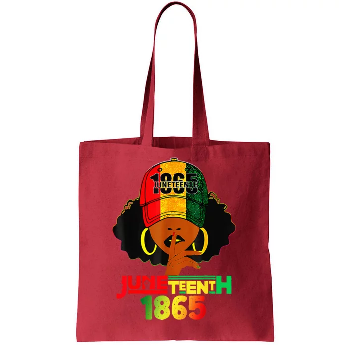 Juneteenth 1865 Celebrate Freedom Celebrating Black Women Tote Bag