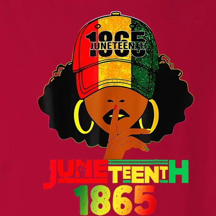 Juneteenth 1865 Celebrate Freedom Celebrating Black Women Toddler Long Sleeve Shirt