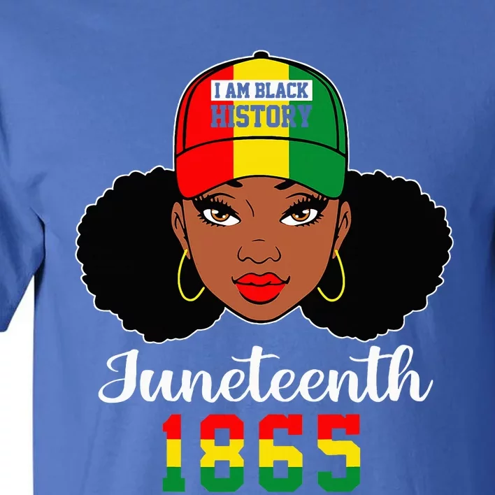 Juneteenth 1865 Celebrate Freedom Celebrating Black Women Tall T-Shirt